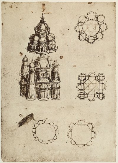 Centrally Planned Buildings by Leonardo da Vinci